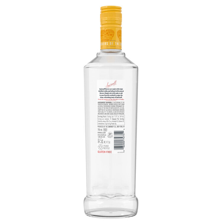 Smirnoff Pineapple Flavored Vodka 60 - 750ML