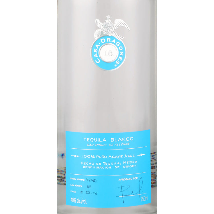 Casa Dragones Tequila Blanco 80 W/ Holiday Gift Box - 750ML