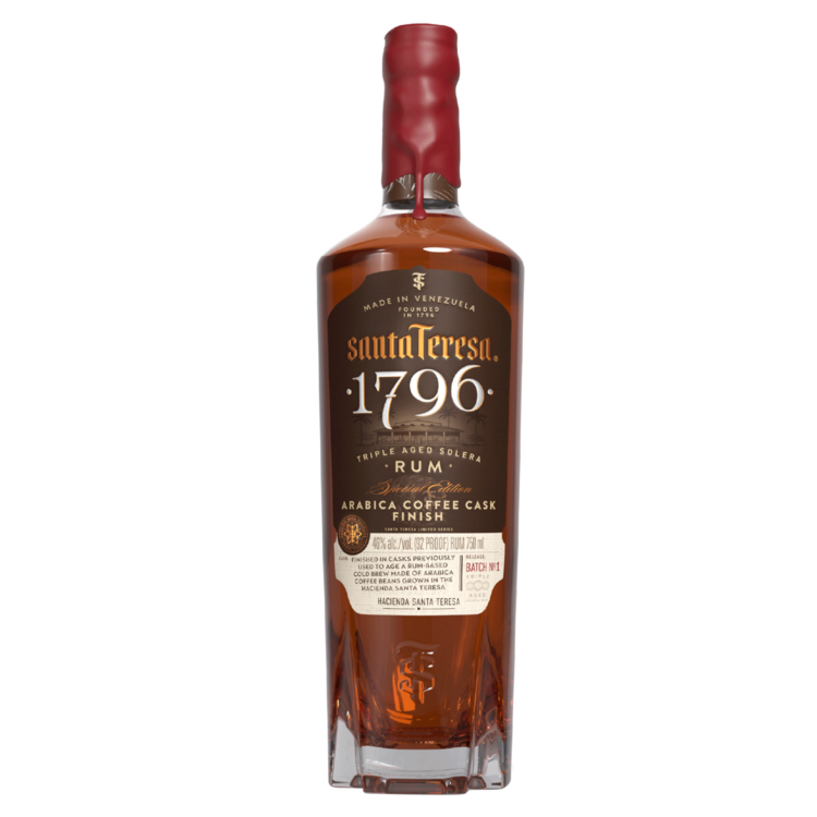 Santa Teresa Dark Rum 1796 Triple Aged Solera Special Edition Arabica - 750ML - Front