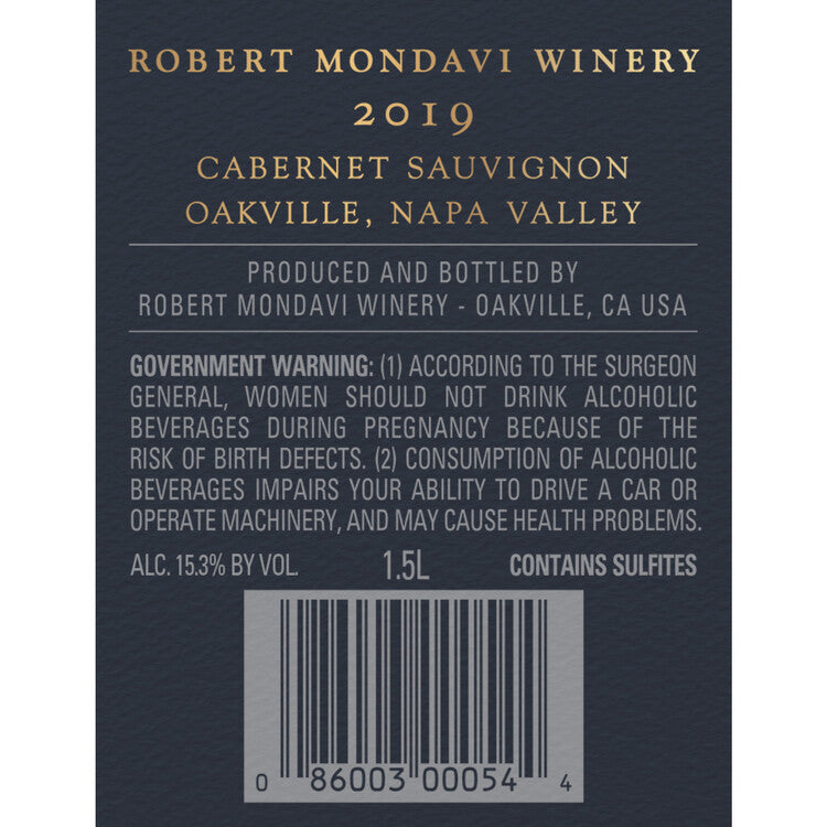 Robert Mondavi Winery Cabernet Sauvignon Oakville 2018 - 1.5L