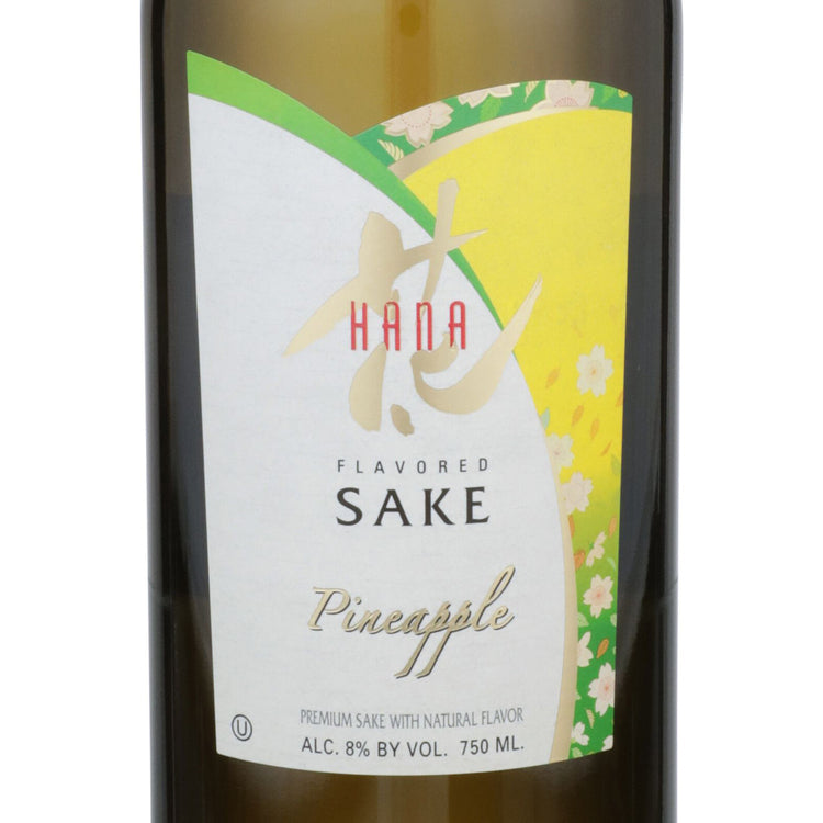 Hana Pineapple Flavored Sake - 750ML - Front Label