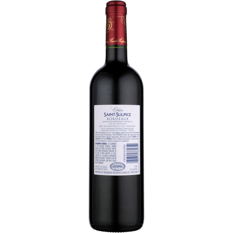 Chateau Saint Sulpice Bordeaux Rouge 2022 - 750ML