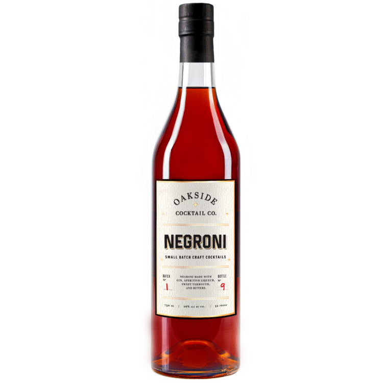 Oakside Cocktail Co Negroni Small Batch 52 - 750ML - Front