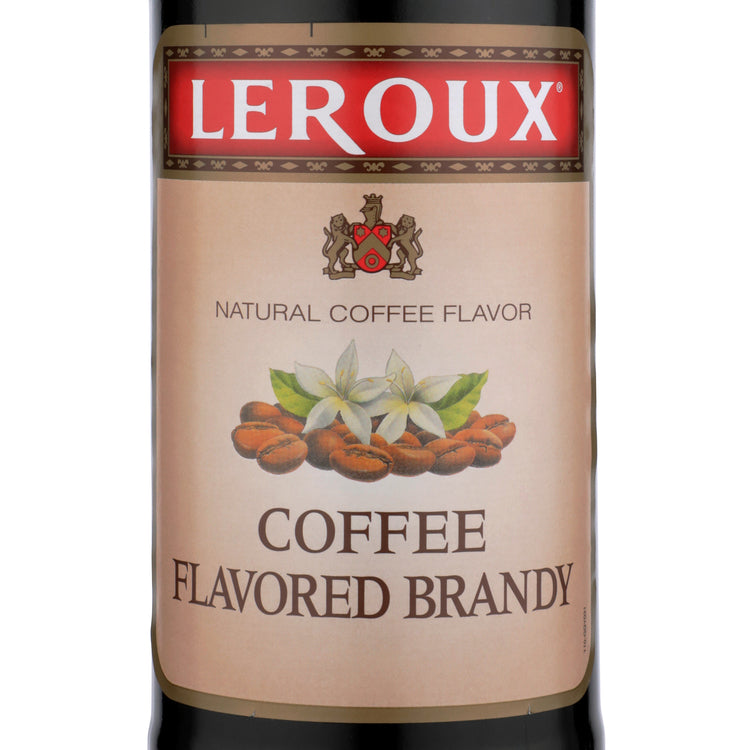 Leroux Coffee Flavored Brandy 60 - 1.0L - Front Label
