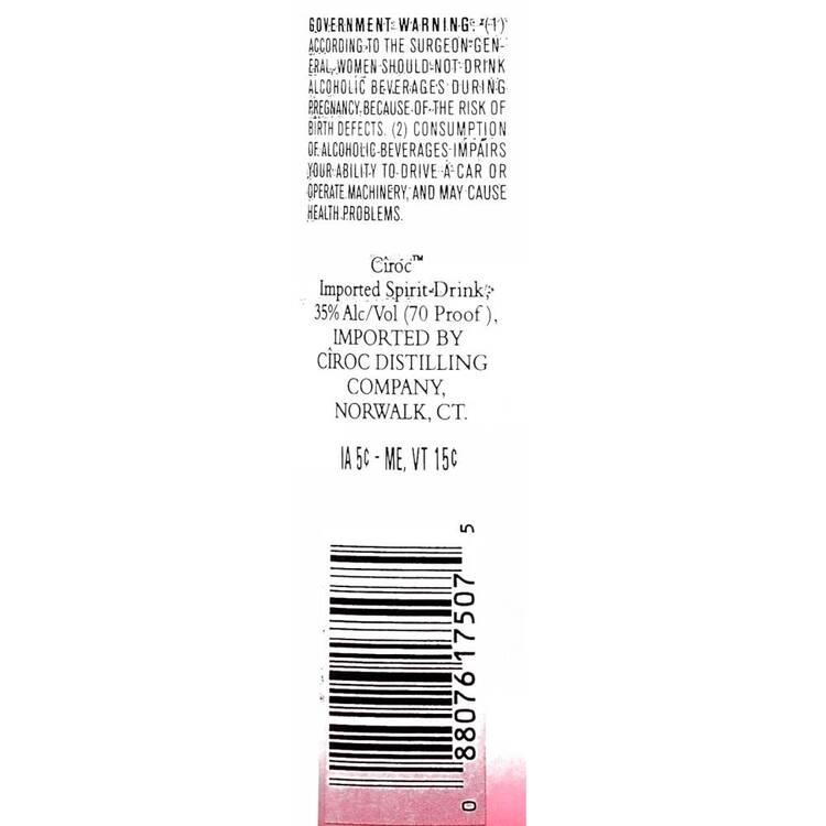 Ciroc Berry Flavored Vodka Red Berry 70 - 1.75L