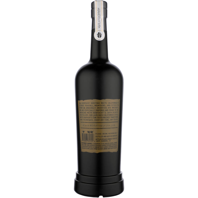 Black Market Spirits Rye Whiskey 3 Yr 90 - 1.0L