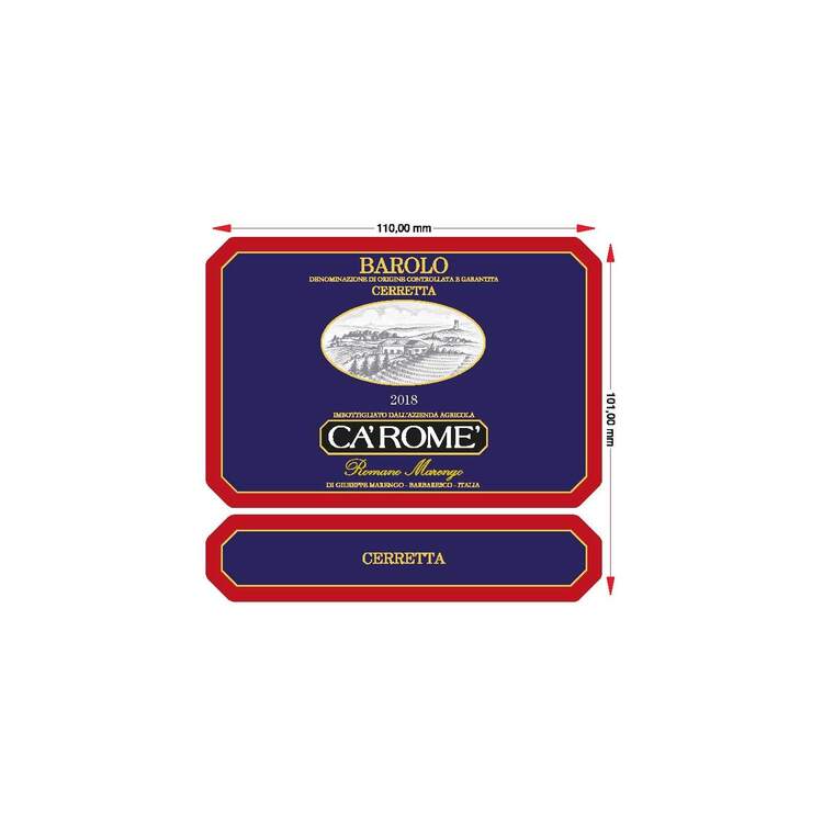 Ca'Rome' Barolo Cerretta 2015 - 1.5L