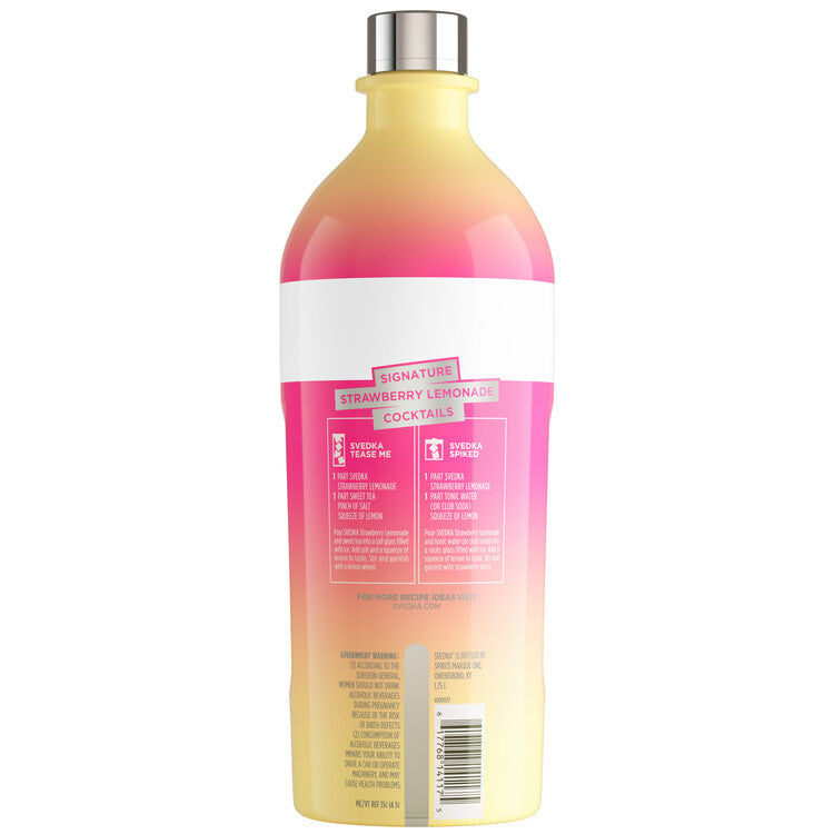 Svedka Strawberry Lemonade Flavored Vodka 70 - 1.75L