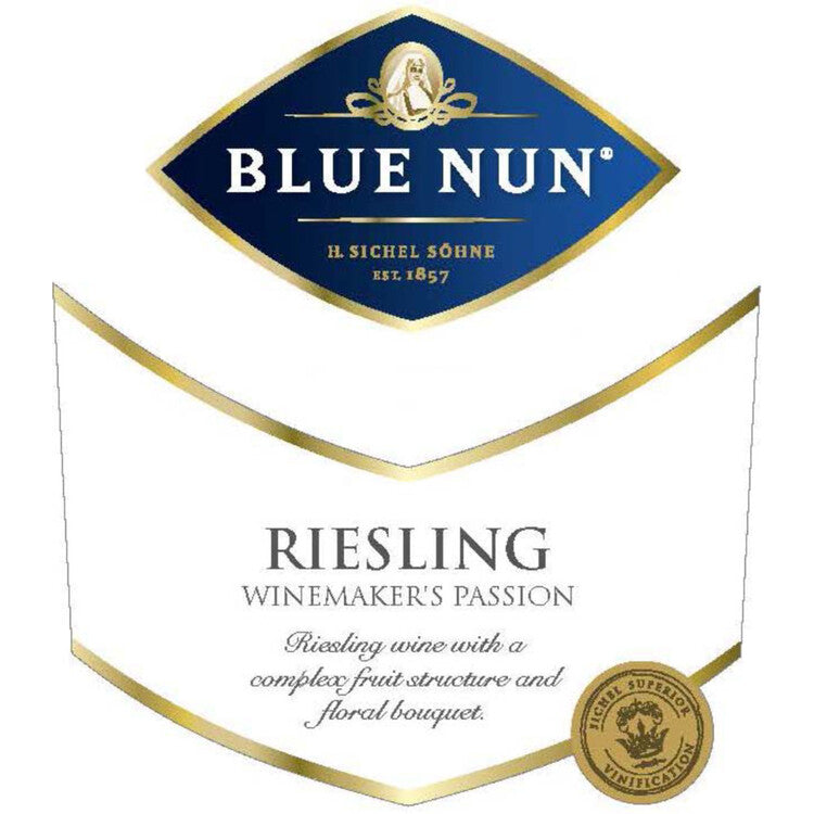 Blue Nun Riesling Rheinhessen - 750ML - Front Label