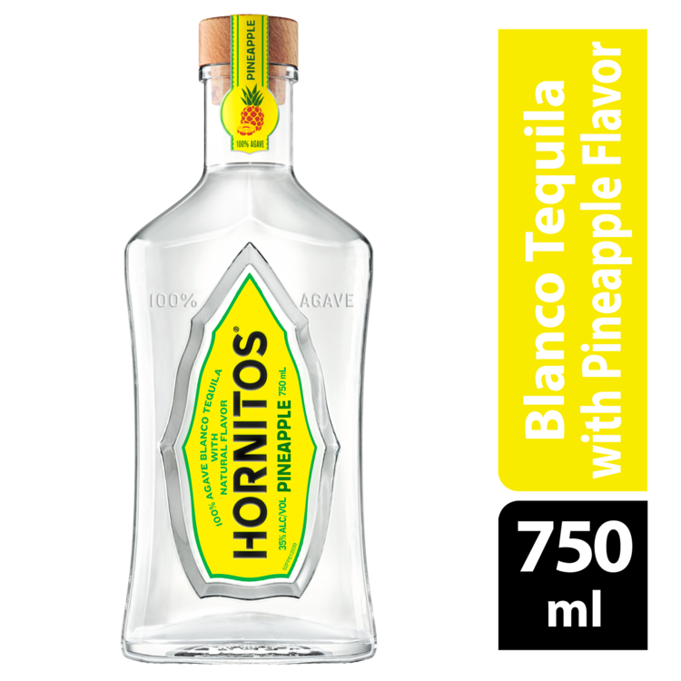 Hornitos Pineapple Flavored Tequila 70 - 750ML - Front Label