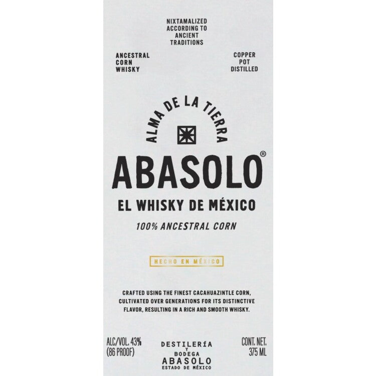 Abasolo Corn Whiskey Alma De La Tierra 86 - 375ML