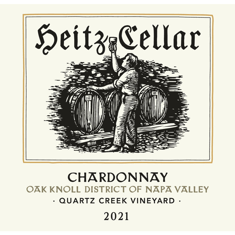 Heitz Cellar Chardonnay Quartz Creek Vineyard Oak Knoll District 2021 - 750ML - Front Label