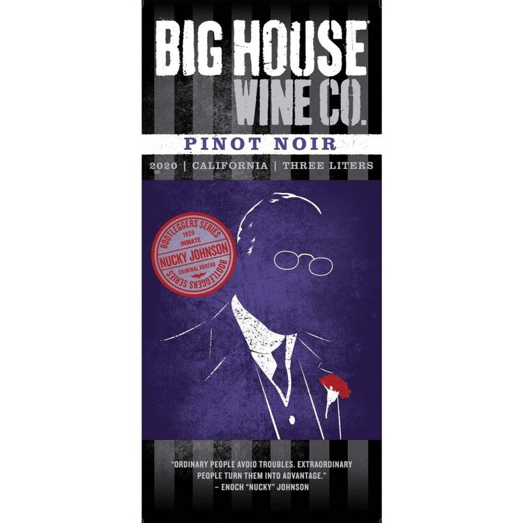 Big House Pinot Noir Nucky Johnson Bootleggers Series California - 3.0L