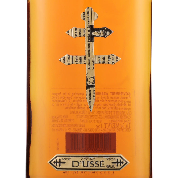 D'Usse Cognac Vsop 80 Flask - 375ML - Front Label