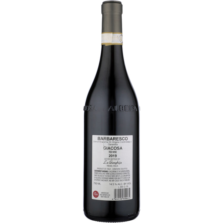 La Ganghija Barbaresco Giacosa 2019 - 750ML