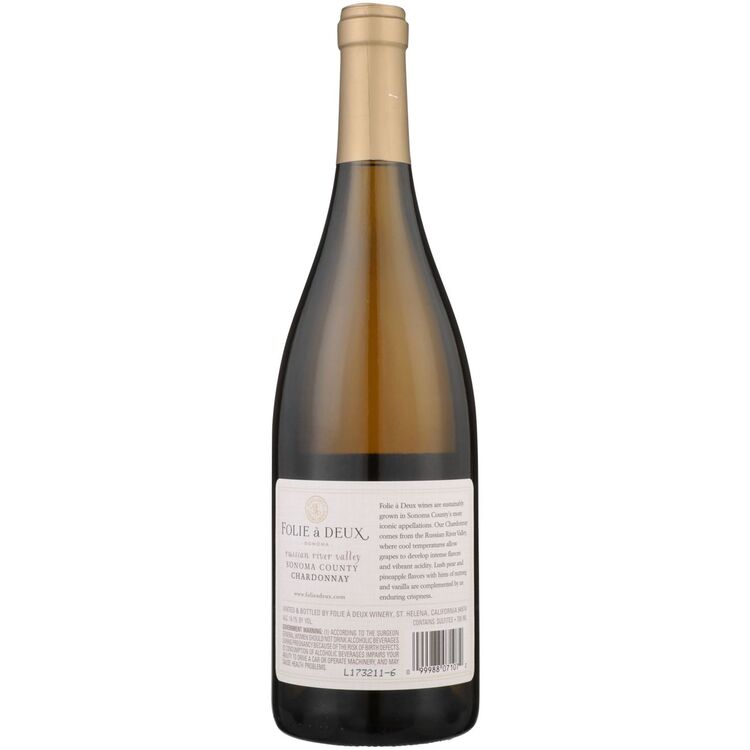 Folie A Deux Chardonnay Russian River Valley 2021 - 750ML