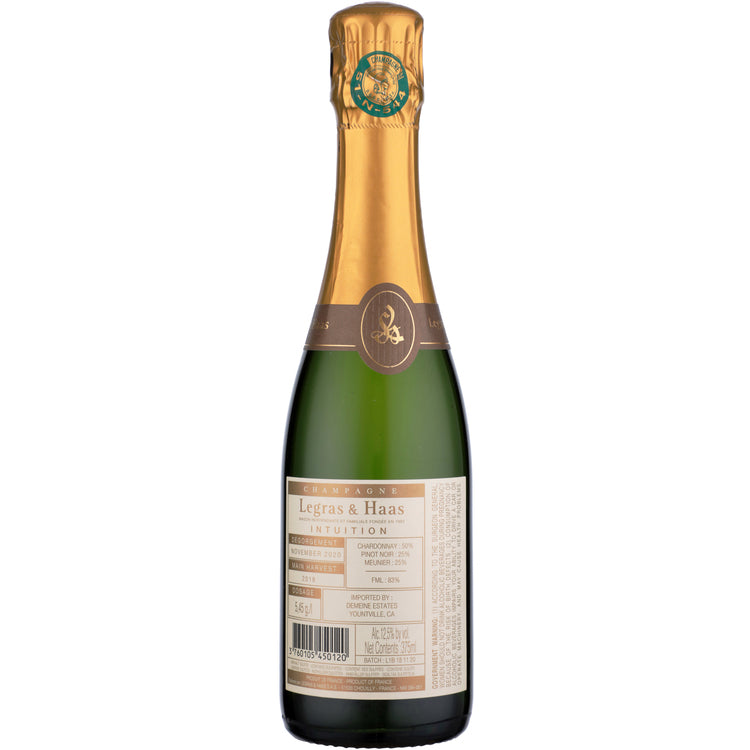 Legras & Haas Champagne Brut Intuition - 375ML