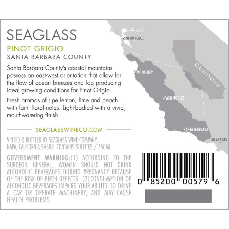 Seaglass Pinot Grigio Central Coast - 19.5L