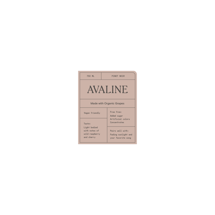 Avaline Pinot Noir France Made With Organic Grapes - 750ML