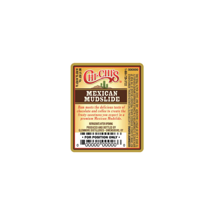 Chi Chi's Mudslide Mexican 25 - 1.75L - Back Label