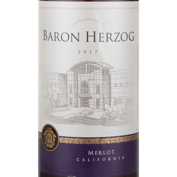 Baron Herzog Merlot Central Coast - 750ML - Front Label