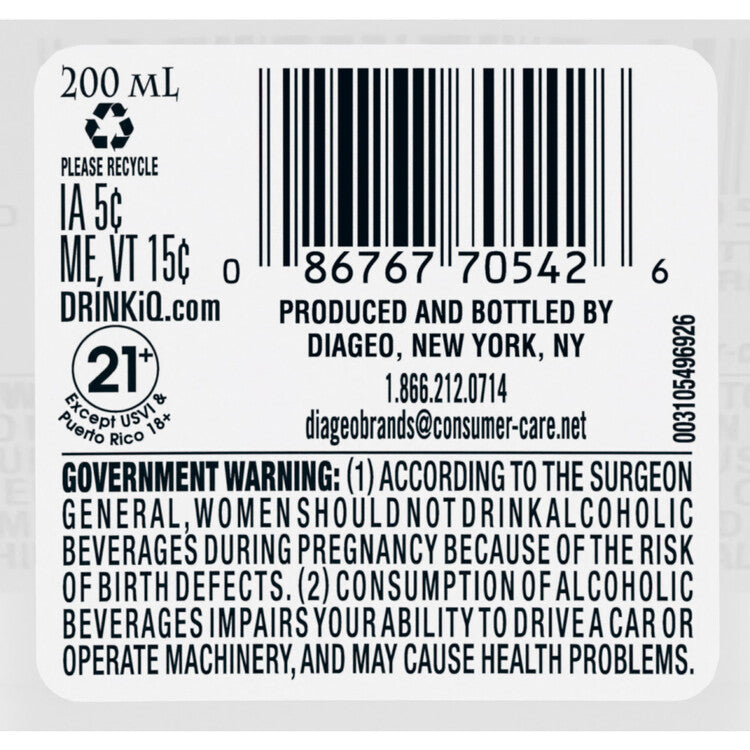 Rumple Minze Peppermint Schnapps 100 - 200ML - Back Label