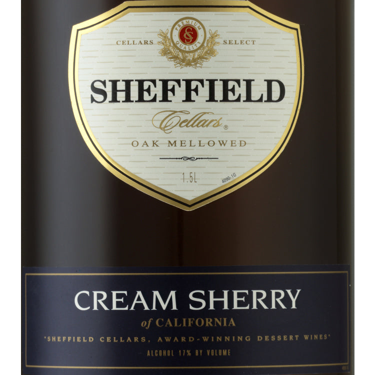 Sheffield Cellars Cream Sherry California - 1.5L - Front Label