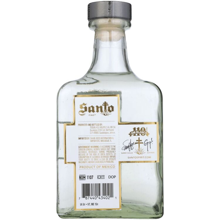 Santo Tequila Blanco 110 - 750ML