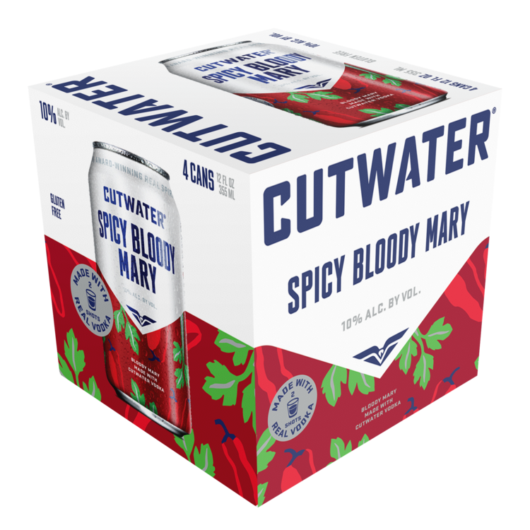 Cutwater Spicy Bloody Mary Cocktail 20 - 12 Z - Front