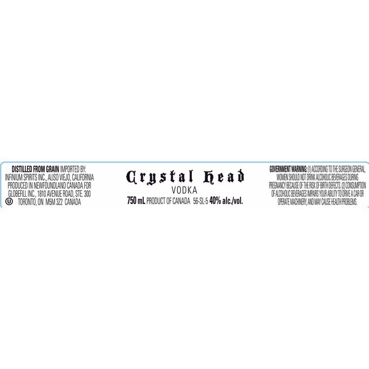 Crystal Head Vodka 80 - 750ML