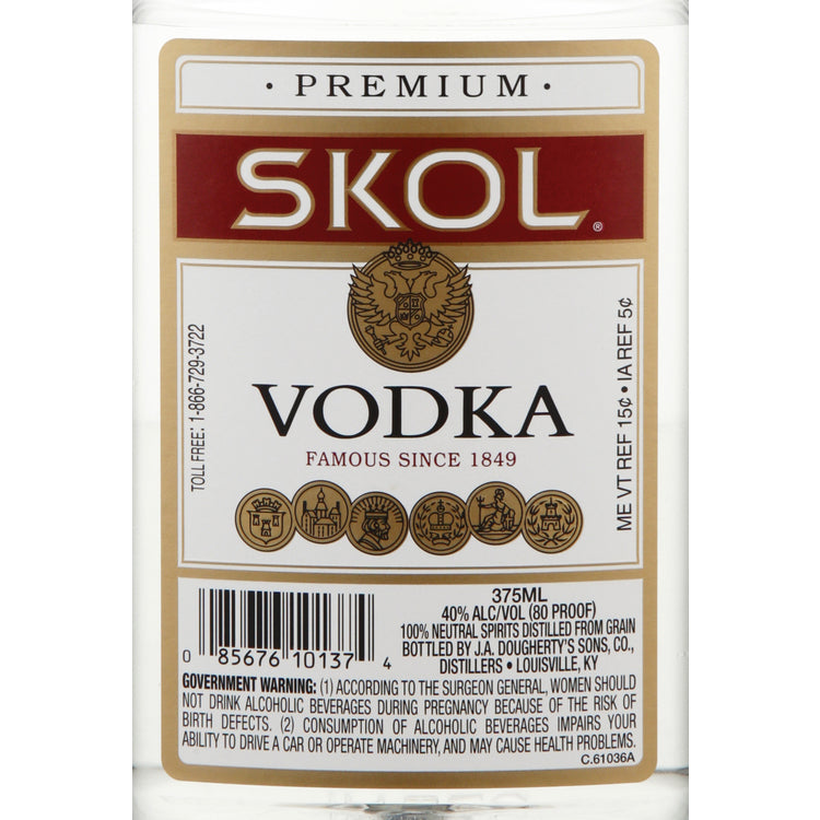 Skol Vodka 80 - 375ML