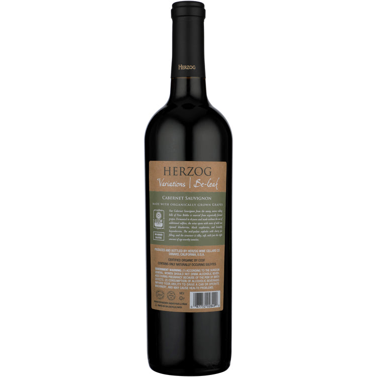 Herzog Cabernet Sauvignon Variations Be-Leaf Paso Robles - 750ML