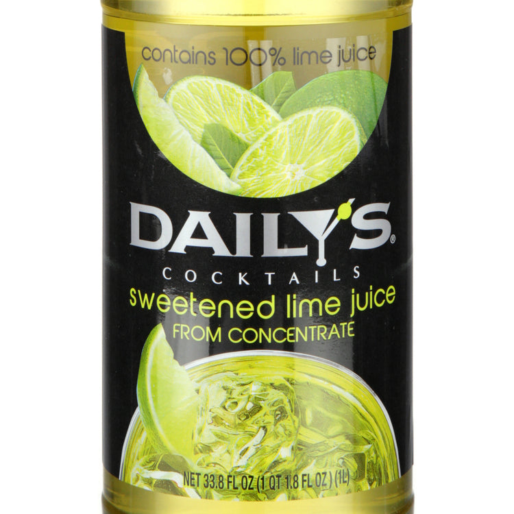 Daily's Lime Juice - 1.0L - Front Label