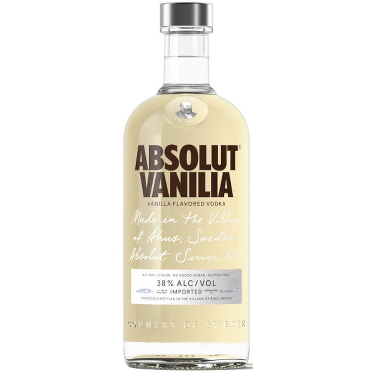 Absolut Vanilla Flavored Vodka Vanilia 76 - 750ML