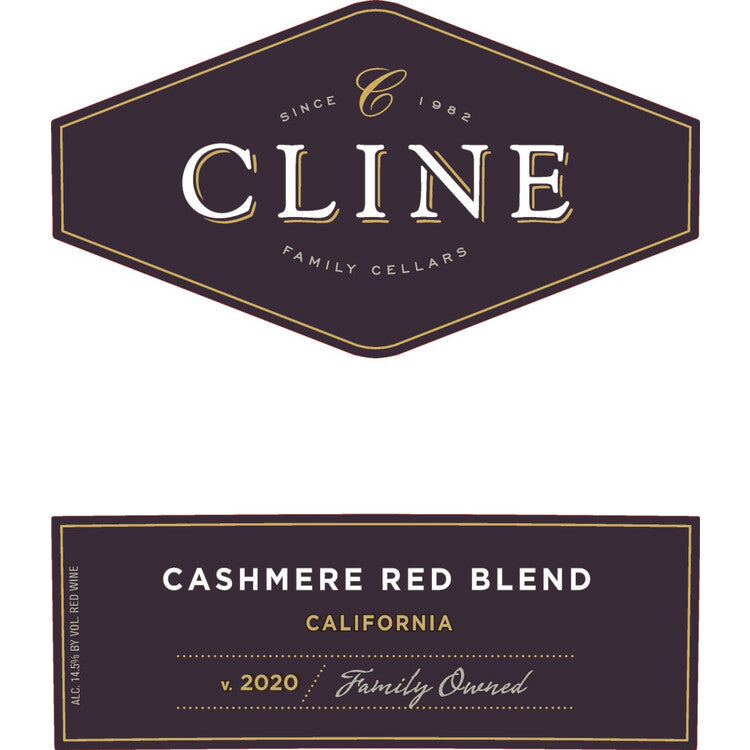 Cline Cashmere Red Blend California 2021 - 750ML