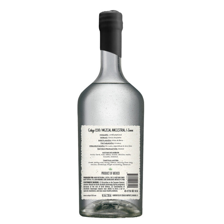 Codigo 1530 Mezcal Ancestral Joven 86.2 - 750ML