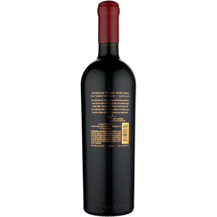 Svv Cabernet Sauvignon Jubilee Napa Valley 2018 - 750ML