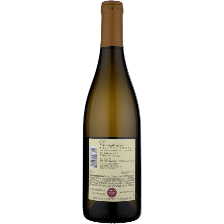 Vie Di Romans Chardonnay Ciampagnis Vieris Friuli Isonzo 2022 - 750ML