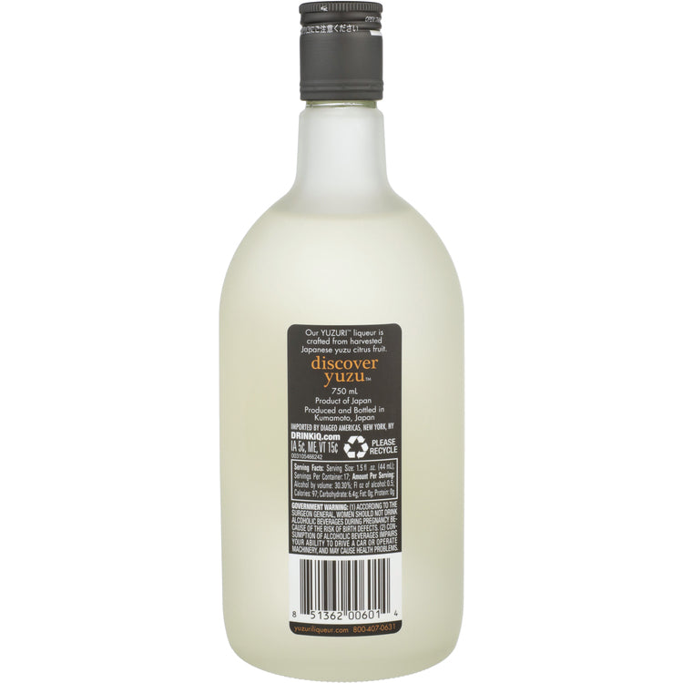 Yuzuri Yuzu Liqueur 60.6 - 750ML