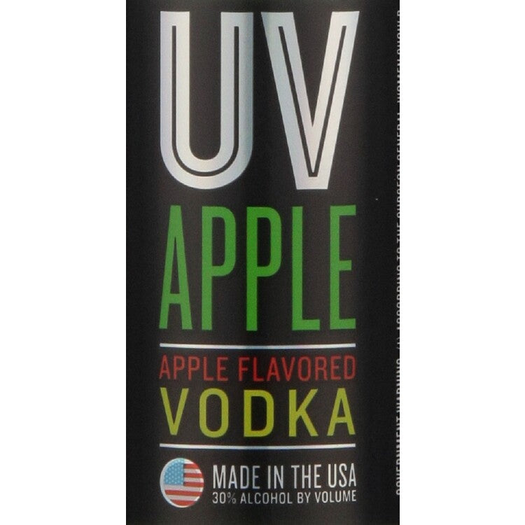 Uv Apple Flavored Vodka 60 - 50ML - Front Label