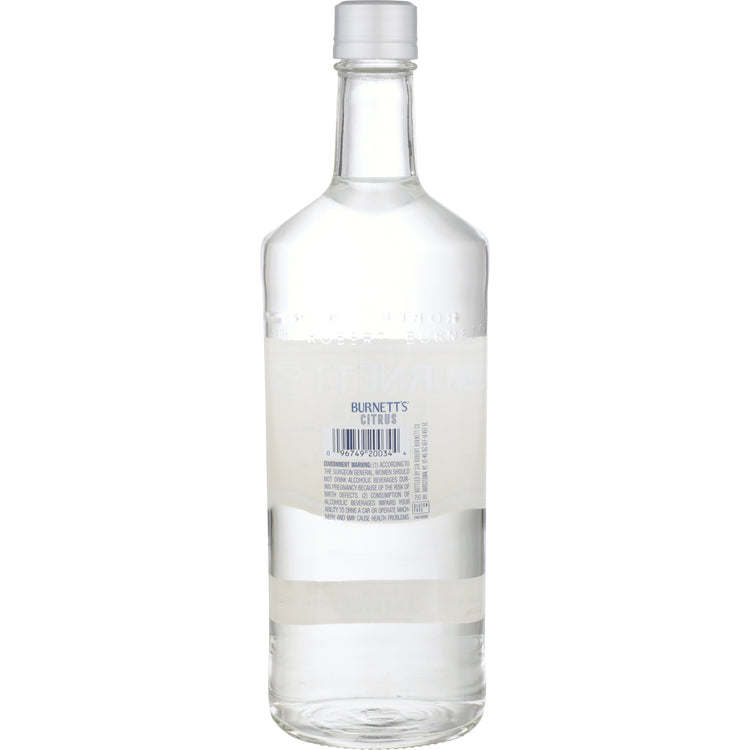Burnett'S Citrus Flavored Vodka 60 - 750ML