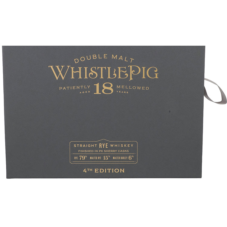 Whistlepig Rye Whiskey 4th Edition Double Malt Finished In Px Sherry C - 750ML
