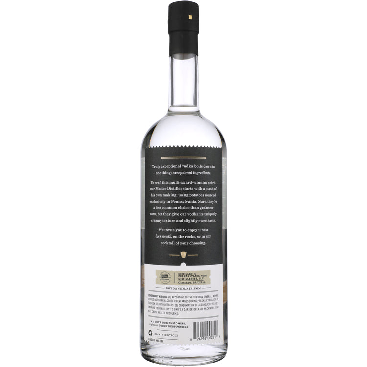 Boyd & Blair Potato Vodka 80 - 1.0L