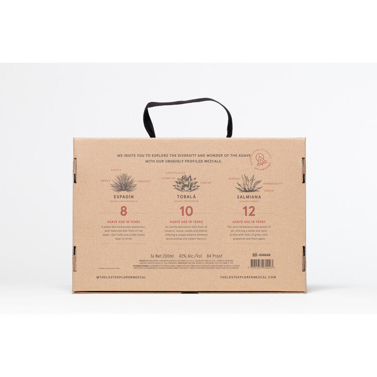 Lost Explorer Mezcal Combo 1 Each Tobala 84 & Salmiana 84 & Espadin 84 - 200ML