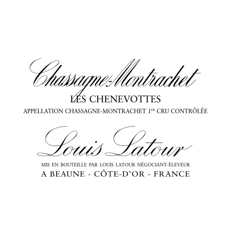 Louis Latour Chassagne Montrachet Les Chenevottes Premier Cru 2022 - 750ML - Front Label