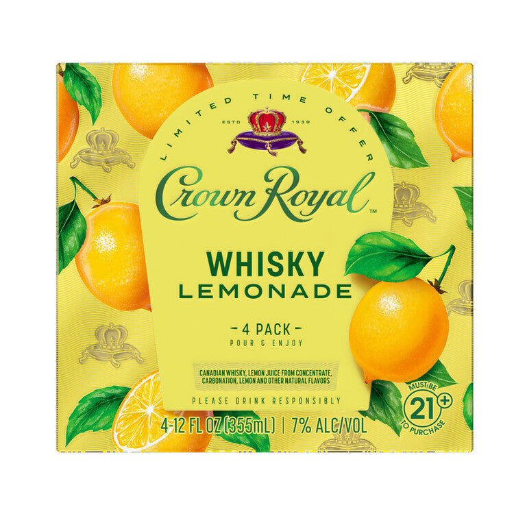 Crown Royal Whisky Lemonade Cocktail 14 - 355ML