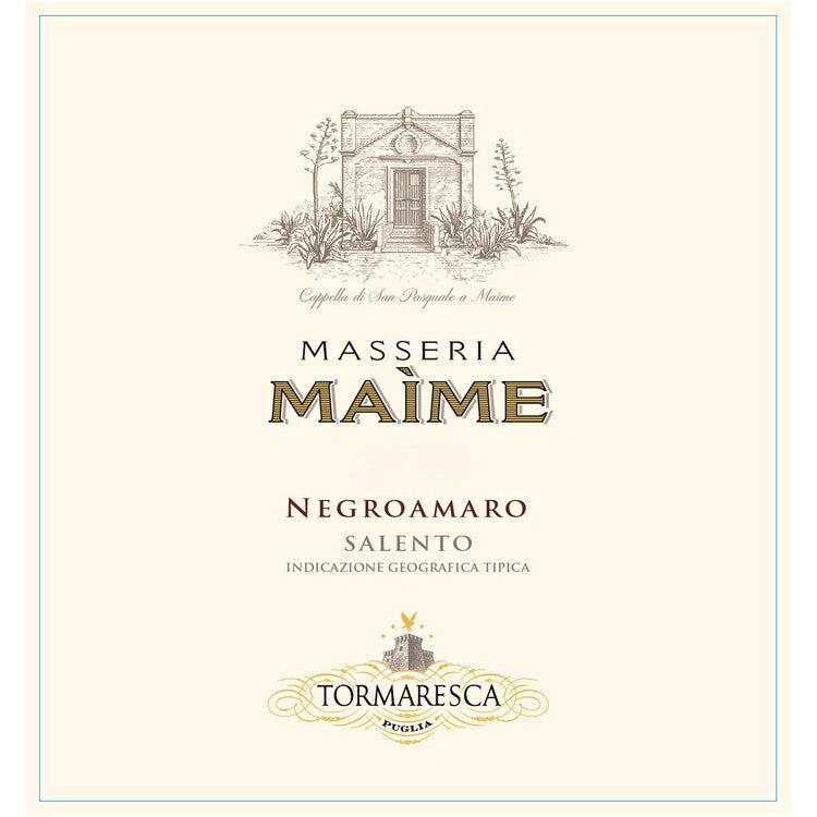 Tormaresca Negroamaro Masseria Maime Salento 2022 - 750ML