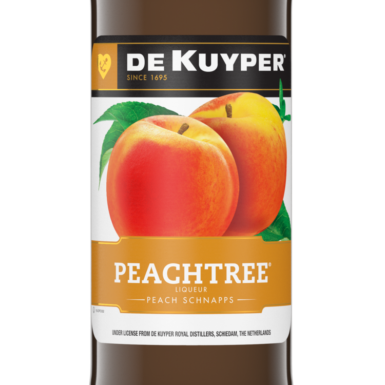 Dekuyper Peach Schnapps Peachtree 30 - 1.0L - Front Label