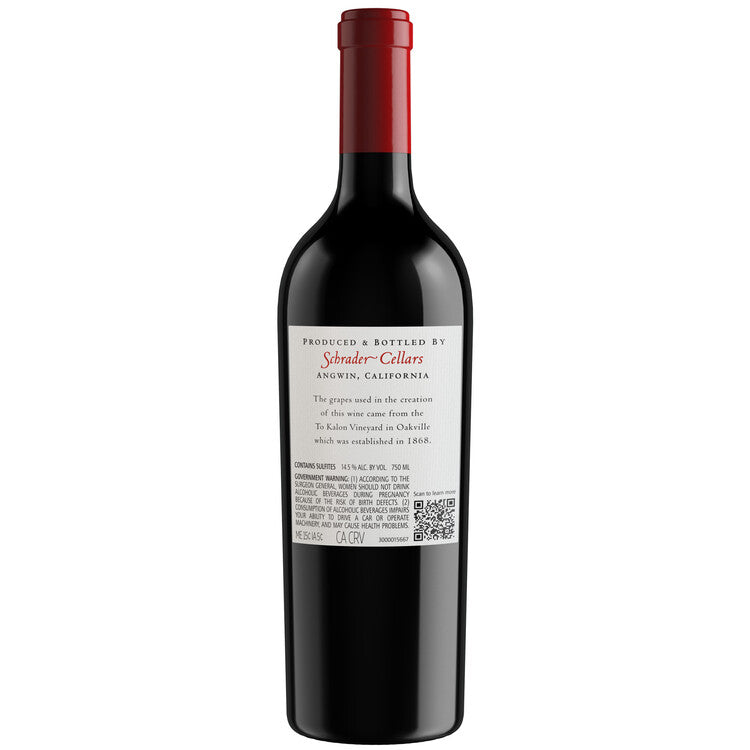 Schrader Cabernet Sauvignon Wh Wappo Hill Vineyard Stags Leap District - 750ML