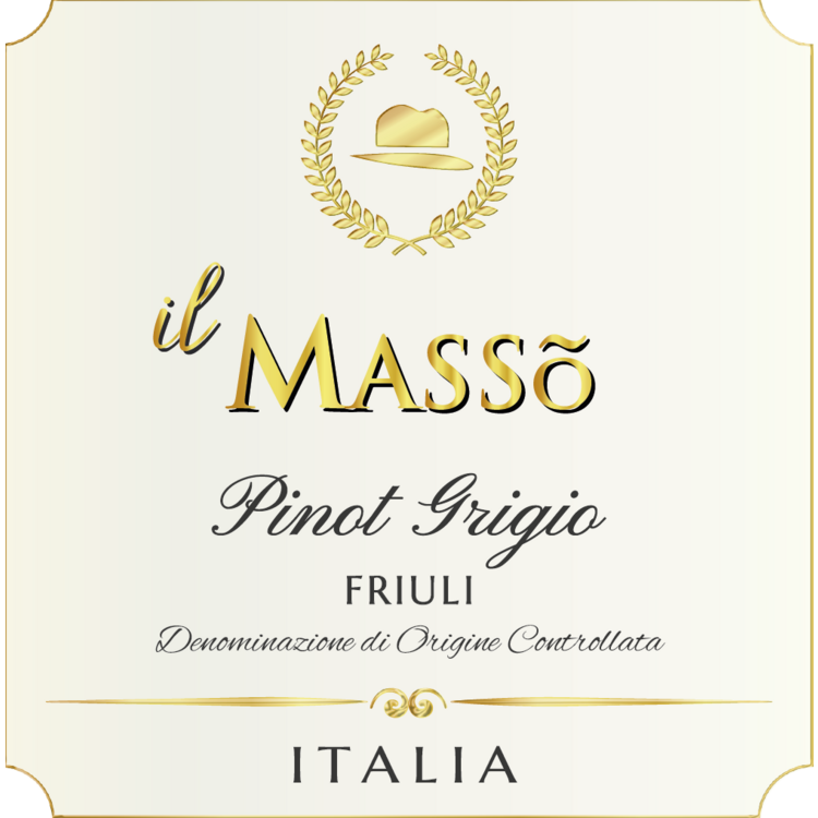 Gambino Pinot Grigio Il Masso Friuli - 750ML - Front